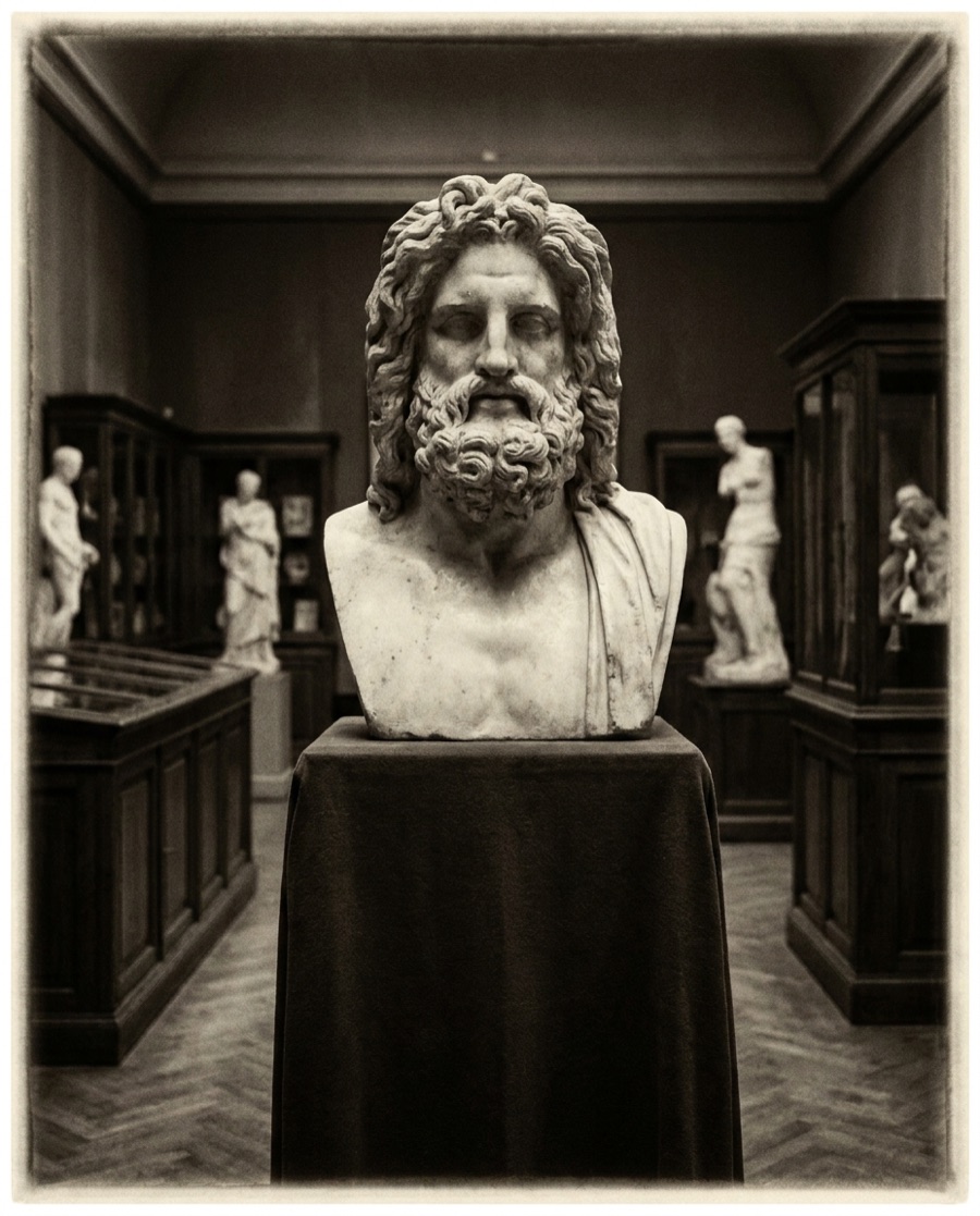 Zeus von Otricoli, marmorne Büste